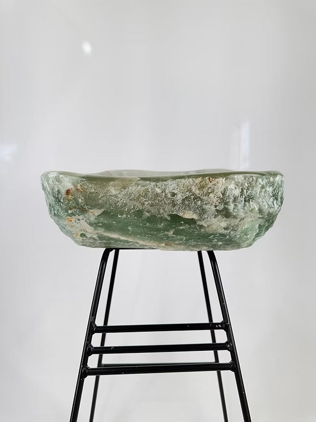 Cuba Esculpida Fluorita Verde (BRUTA)