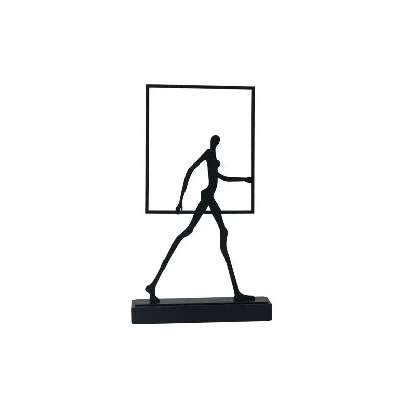 Escultura Decorativa em Ferro Fundido Walker — Michel Oliveira