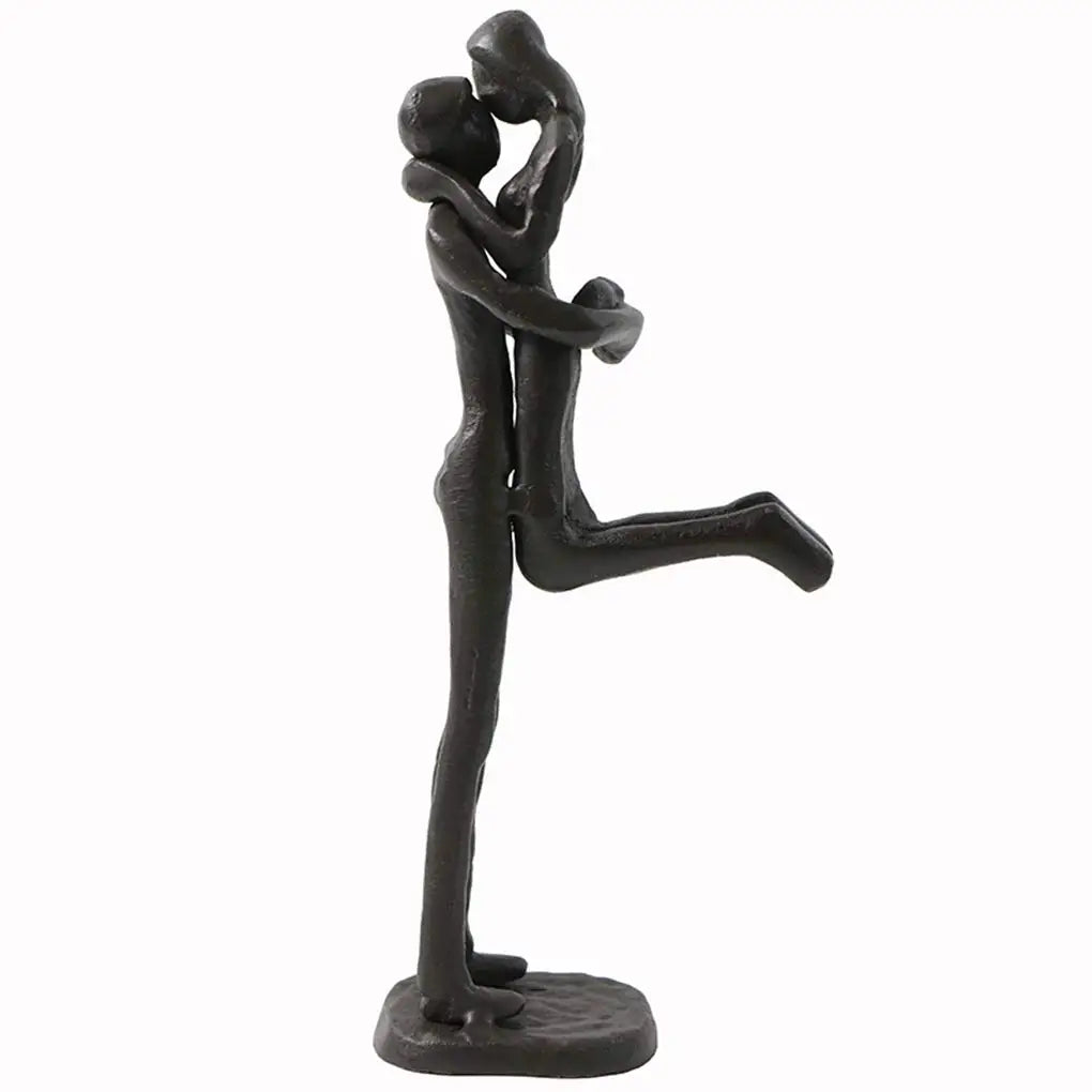 Escultura Decorativa Ferro Fundido Casal Romântico — Michel Oliveira