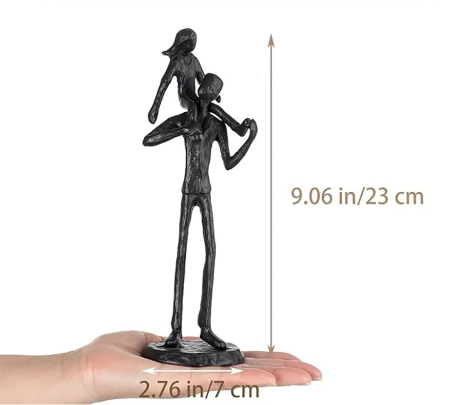 Escultura Decorativa em Ferro Fundido Pai e Filhos —  Michel Oliveira