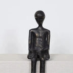 Escultura Decorativa em Ferro Fundido Pendulum Pernas Longas — Jorge Leal