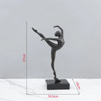 Escultura Decorativa em Ferro Fundido Bailarina de Balé — Michel Oliveira