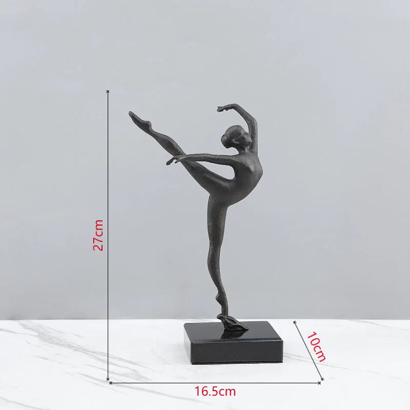 Escultura Decorativa em Ferro Fundido Bailarina de Balé — Michel Oliveira