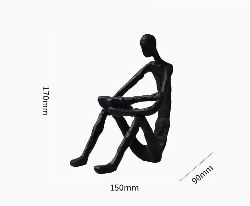 Escultura Decorativa Leitura — Helena Rodrigues