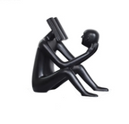 Escultura Decorativa Leitura Desperta — Helena Rodrigues