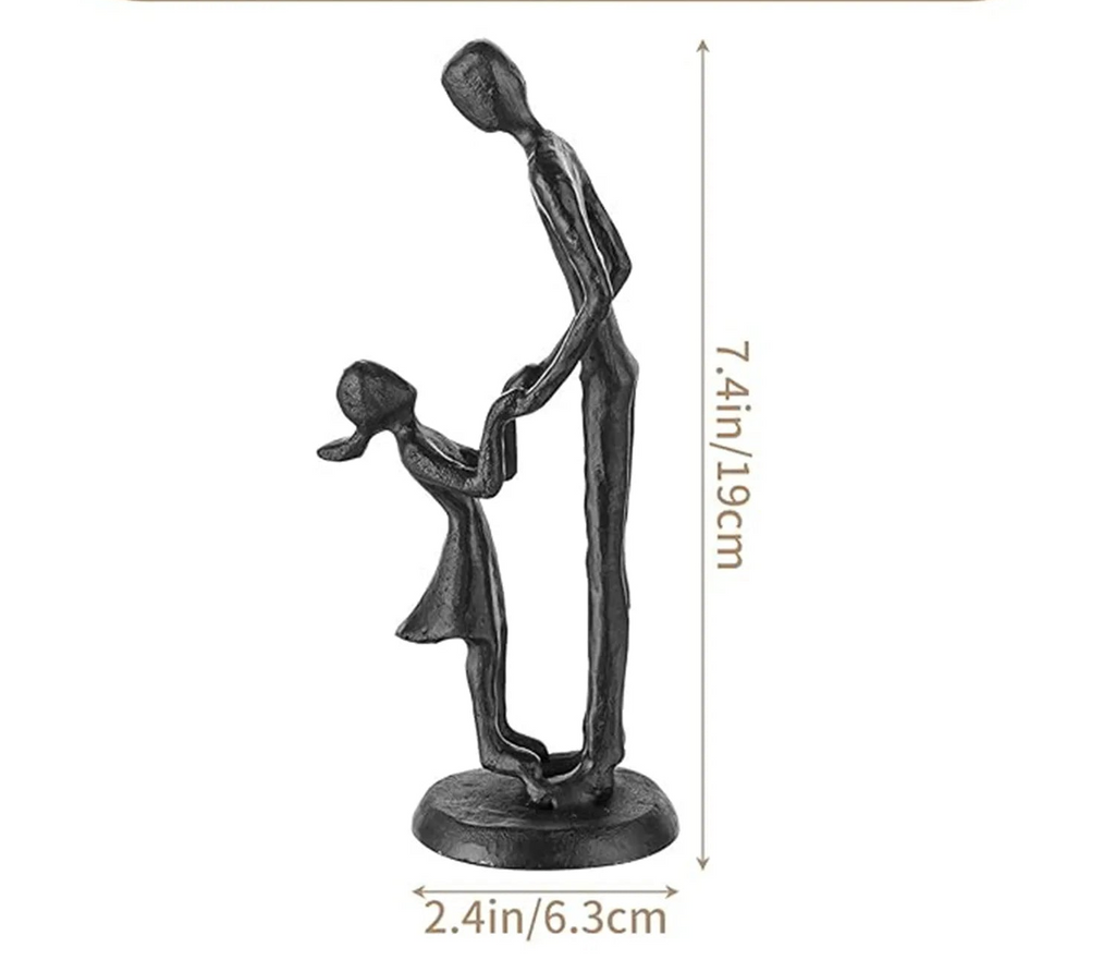 Escultura Decorativa em Ferro Fundido Pai e Filhos —  Michel Oliveira