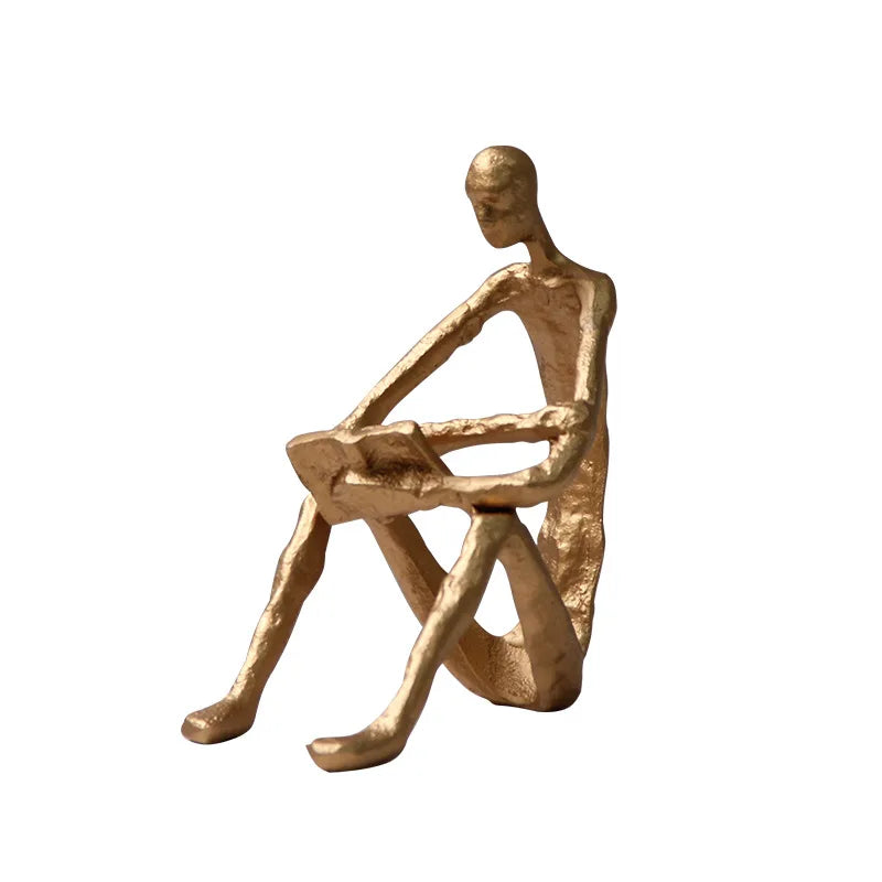Escultura Decorativa Leitura — Helena Rodrigues