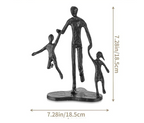 Escultura Decorativa em Ferro Fundido Pai e Filhos —  Michel Oliveira