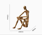 Escultura Decorativa Leitura — Helena Rodrigues