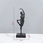 Escultura Decorativa em Ferro Fundido Bailarina de Balé — Michel Oliveira