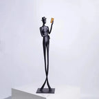 Escultura Decorativa em Ferro Fundido Bela Dama — Jorge Leal
