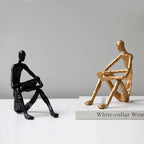 Escultura Decorativa Leitura — Helena Rodrigues