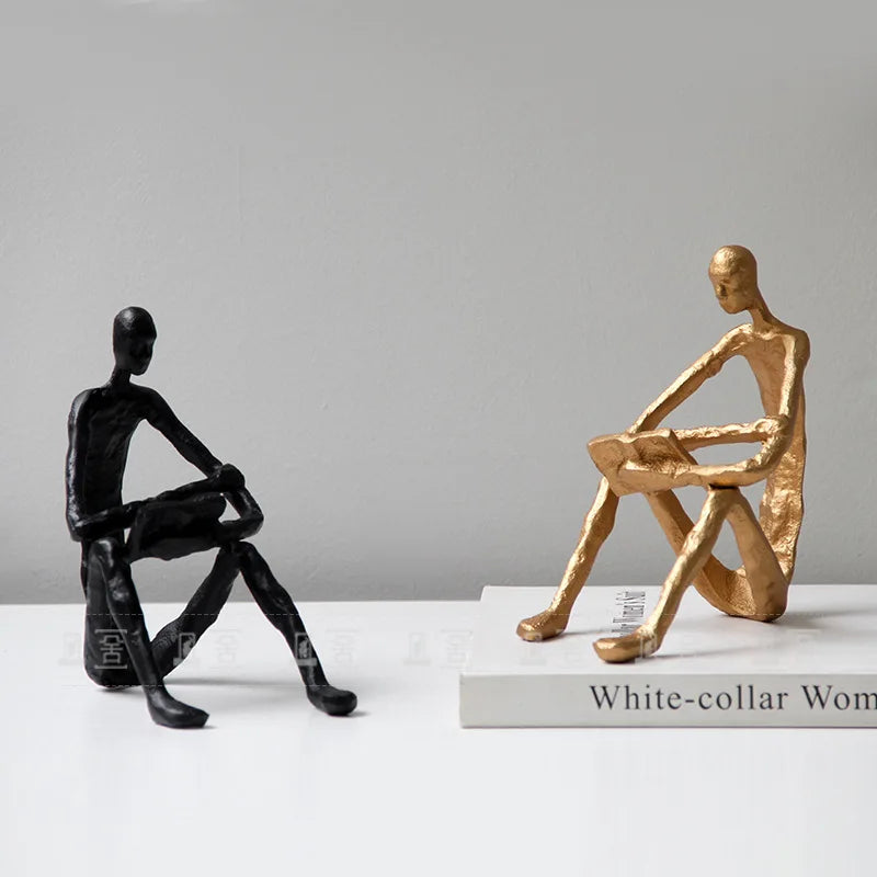 Escultura Decorativa Leitura — Helena Rodrigues