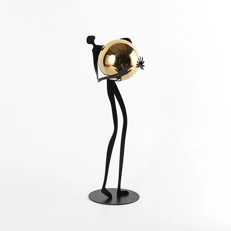 Escultura Decorativa em Ferro Fundido O Ofício — Michel Oliveira