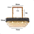 Lustre Pendente Cristal Vana Lunária