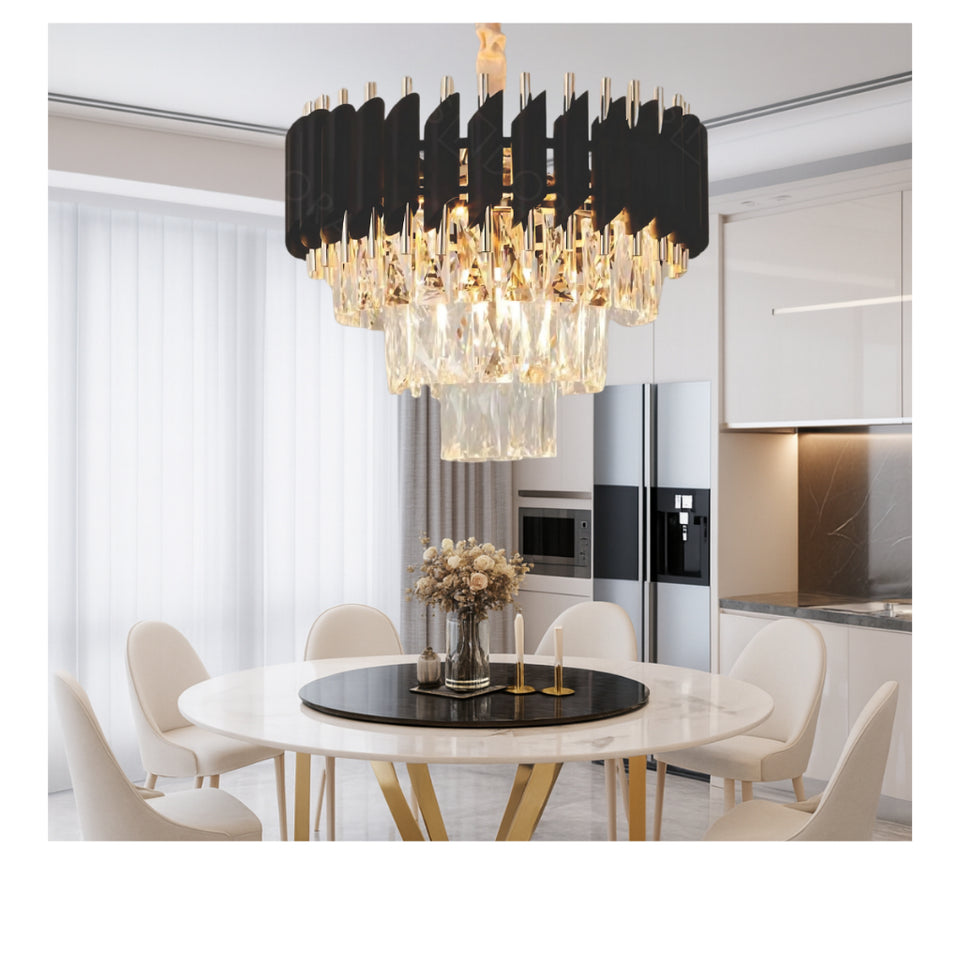 Lustre Pendente Cristal Vana Lunária