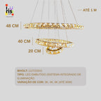 Lustre Pendente Cristal Castellani Lunária