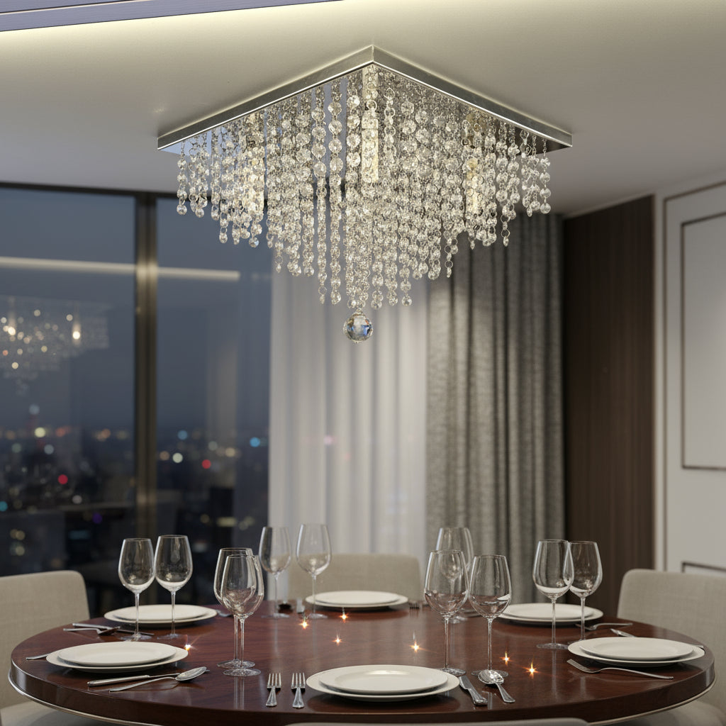 Lustre Pendente Cristal Castellani Lunária