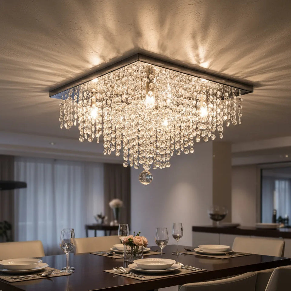 Lustre Pendente Cristal Castellani Lunária
