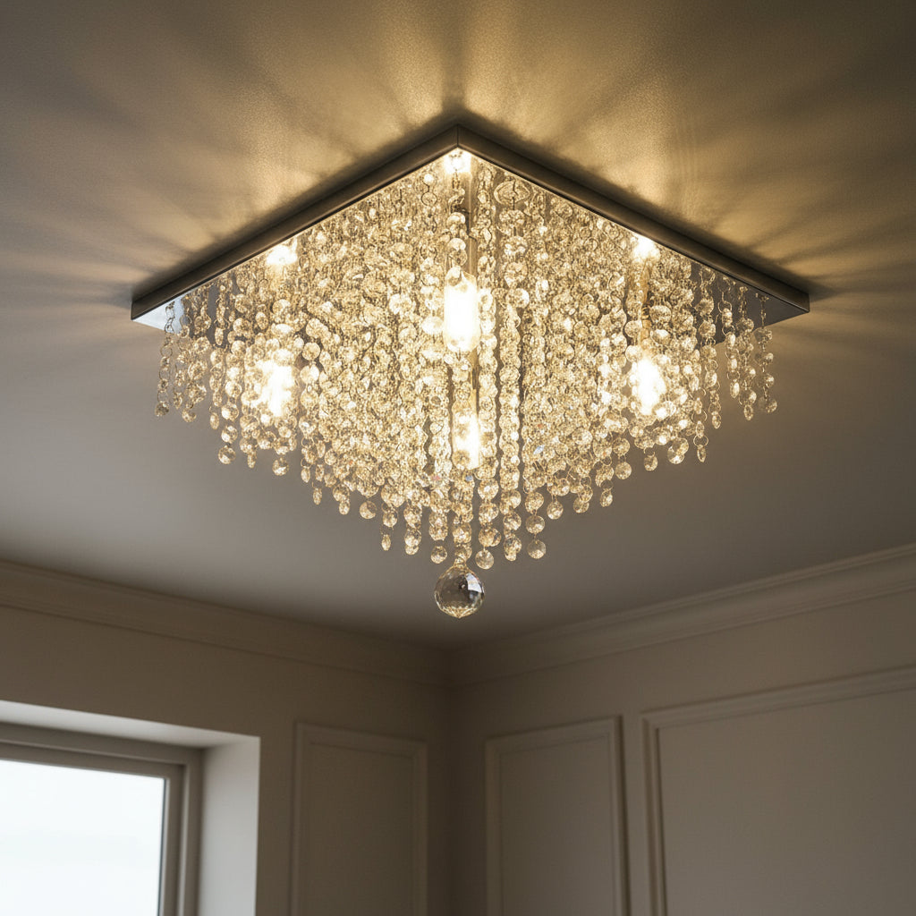 Lustre Pendente Cristal Castellani Lunária