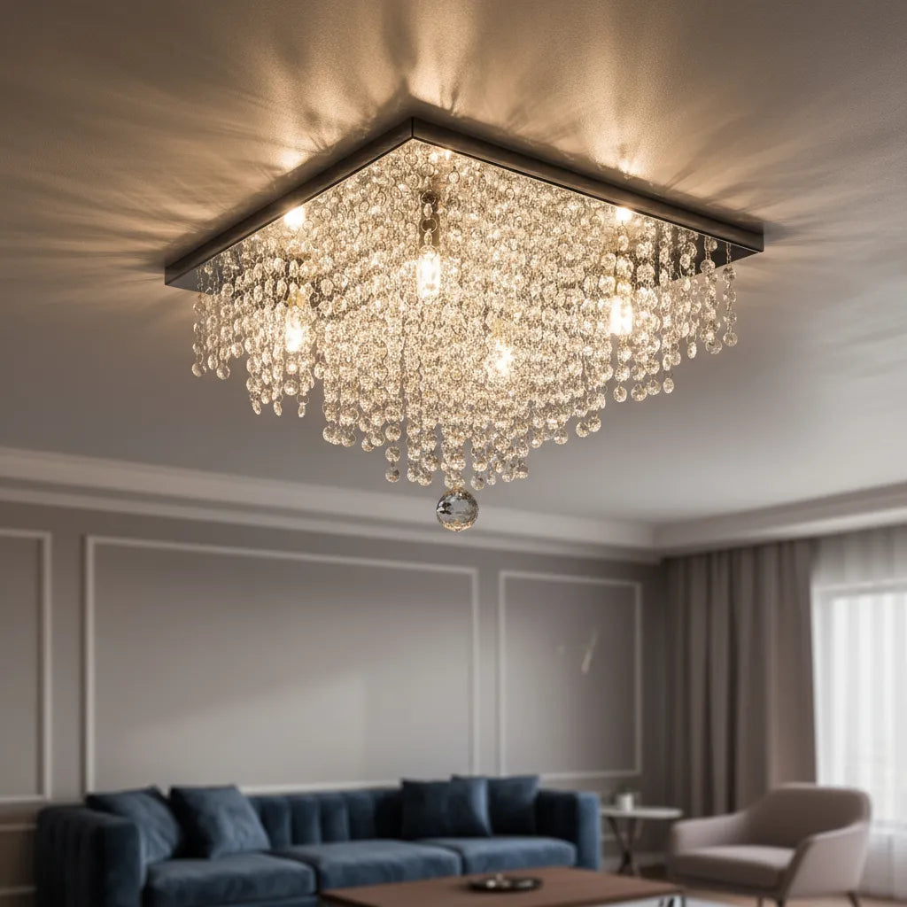 Lustre Pendente Cristal Castellani Lunária
