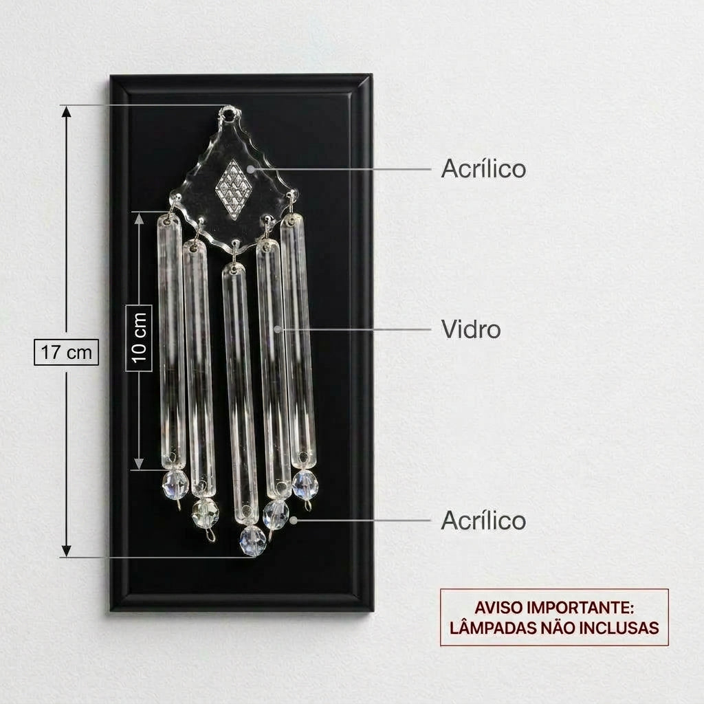 Lustre Pendente Cristal Castellani