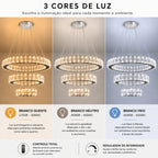 Lustre Pendente Cristal Castellani Lunária