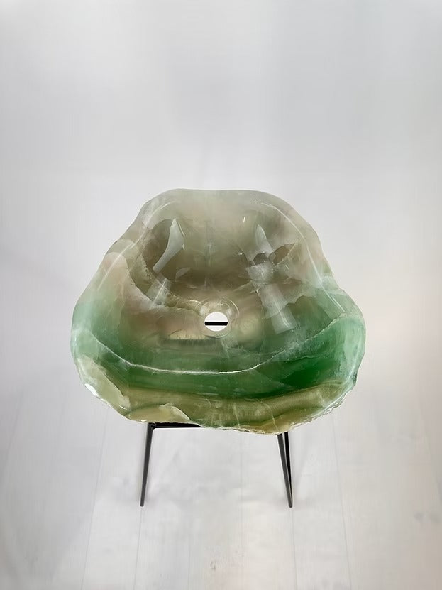 Cuba Esculpida Fluorita Verde (BRUTA)