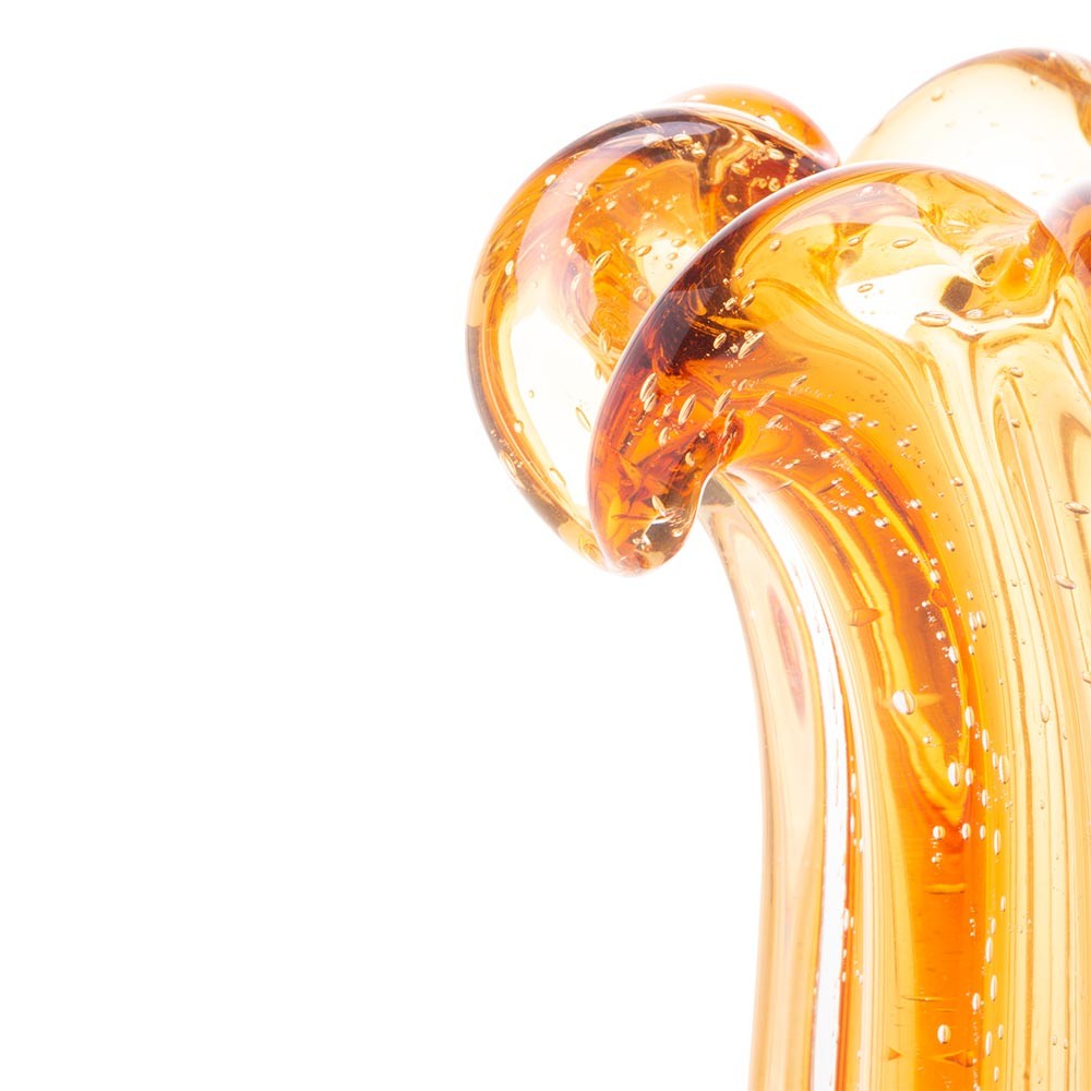 Vaso Murano Italy Âmbar