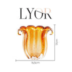 Vaso Murano Italy Ambar
