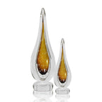 Kit 2 Vasos Gotas Murano Cristal Munique