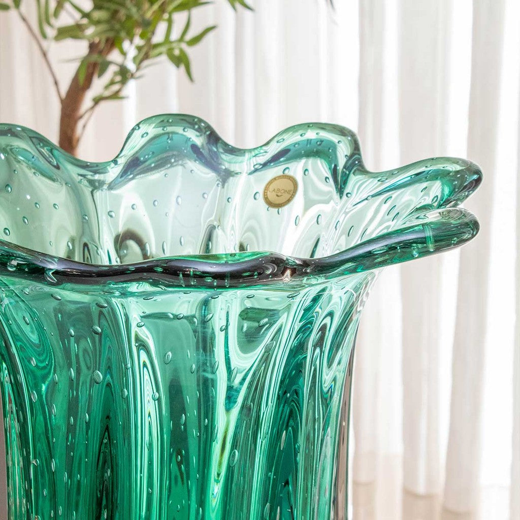 Vaso Cristal Murano Everest Lapozzo