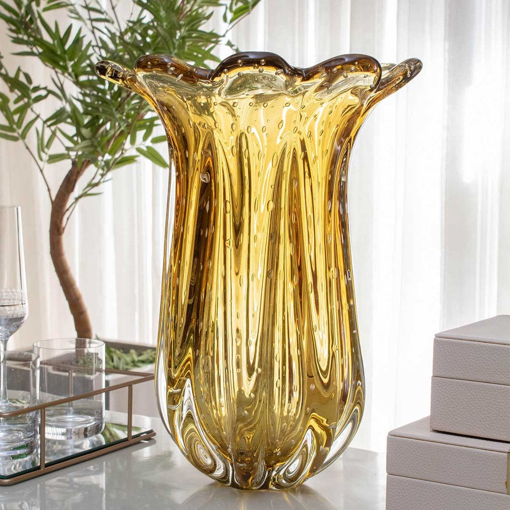 Vaso Cristal Murano Everest Lapozzo
