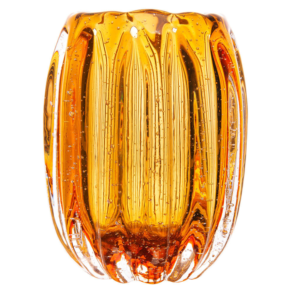Vaso Murano Âmbar Lapozzo