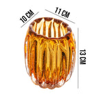 Vaso Murano Âmbar Lapozzo