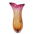 Vaso Murano Moskow Rosa e Âmbar