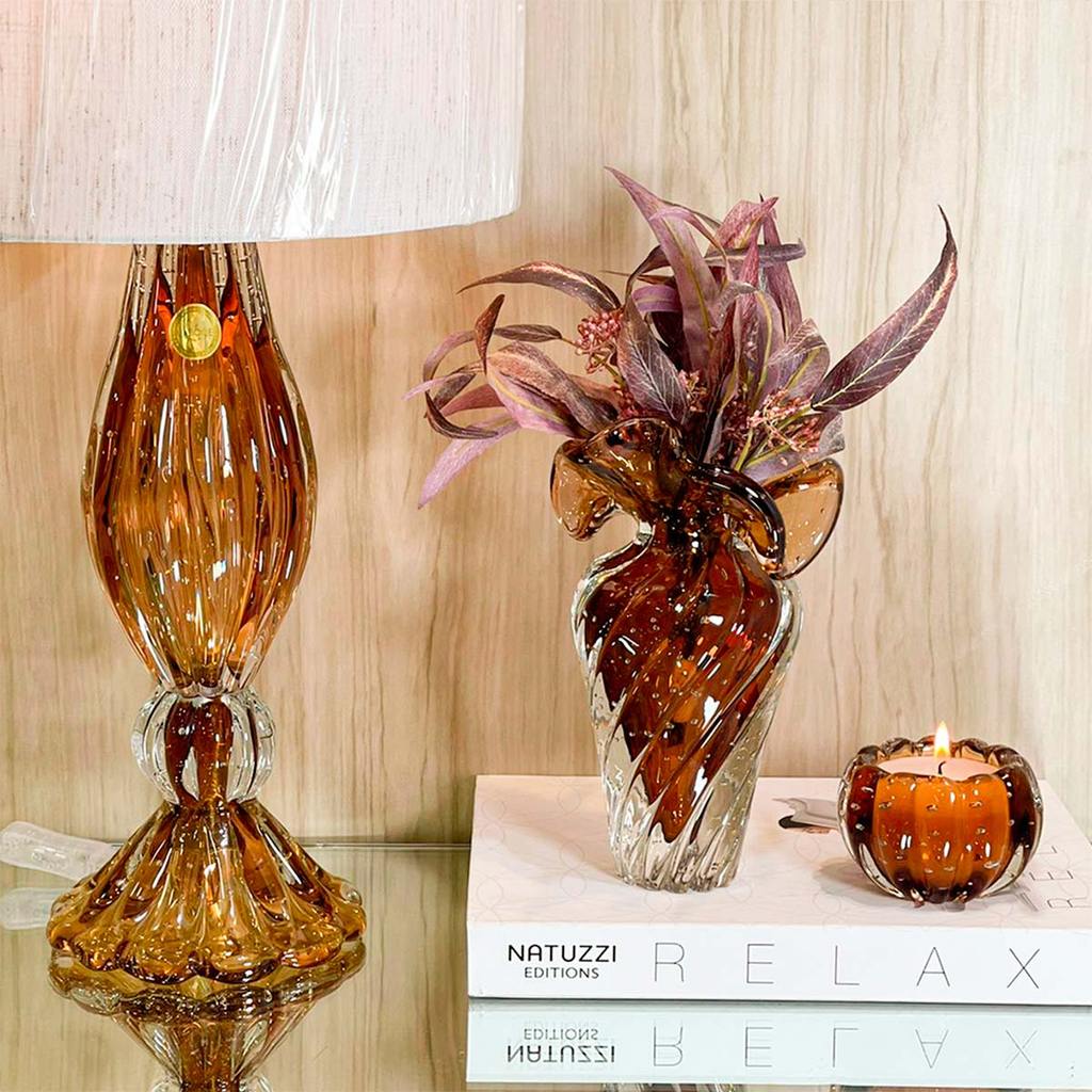 Abajur Cristal Murano Verona